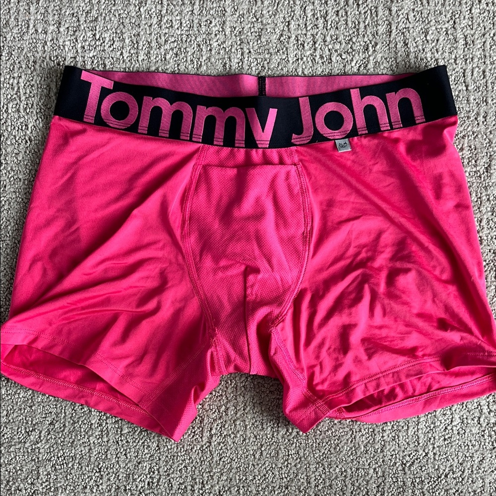 Tommy John Vibrant Pink Boxer Briefs